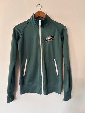Women's Nike Philadelphia Eagles Training Green Jacket Full-Zip (Small)